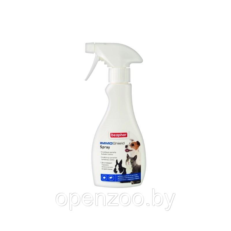 Beaphar IMMO SHIELD Spray/Спрей 250 мл. от паразитов для кошек, собак, грызунов и кроликов - фото 1 - id-p190643219