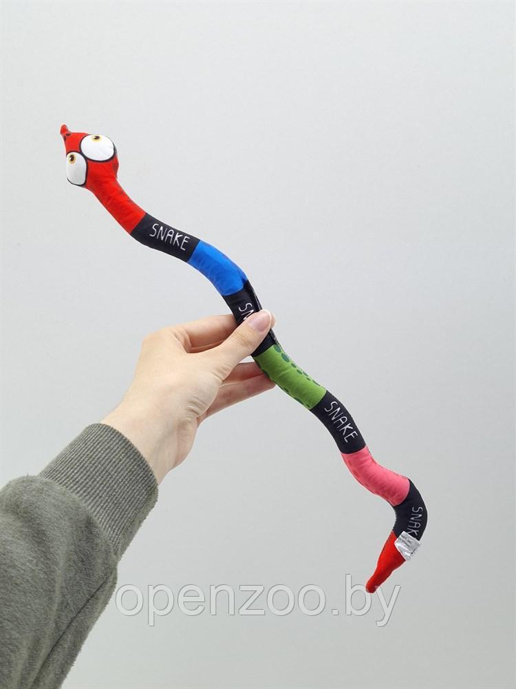 ZooAqua Тканевая игрушка "Змея" с кошачьей мятой, 40 см. - фото 2 - id-p190643284