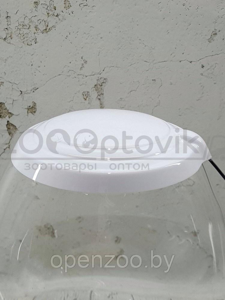 ZooAqua Аквариум бокал на 7 литров белый с Led светильником на пульте управления деньночь и др. режимы - фото 2 - id-p190643292