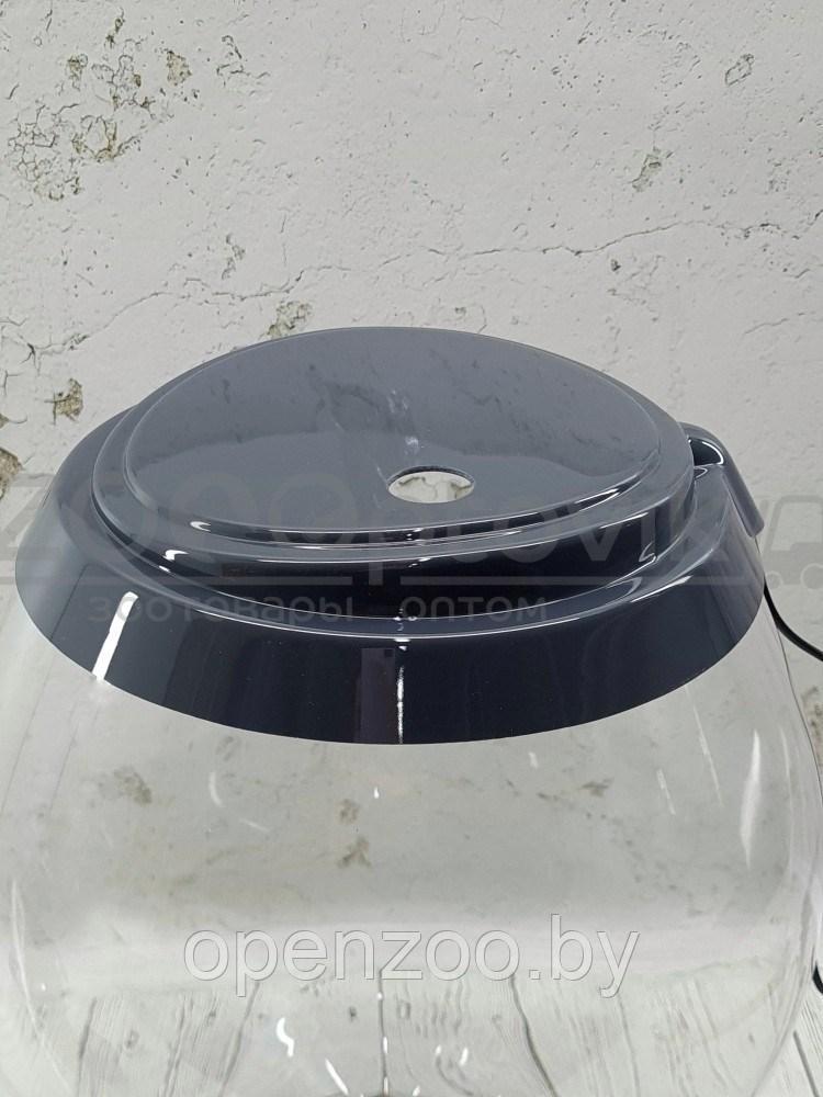 ZooAqua Аквариум бокал на 10 литров черный с Led светильником на пульте управления деньночь и др. режимы - фото 6 - id-p190643293