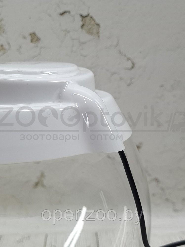 ZooAqua Аквариум бокал на 12 литров белый с Led светильником на пульте управления деньночь и др. режимы - фото 3 - id-p190643295