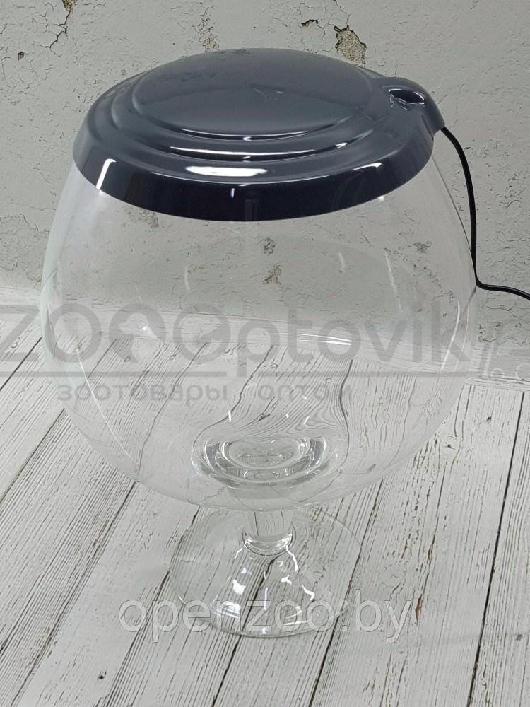 ZooAqua Аквариум бокал на 12 литров с Led светильником на пульте управления деньночь и др. режимы - фото 6 - id-p190643296