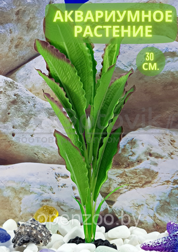 Silver Berg Шелковое растение для аквариума (30 см) Silver Berg №531