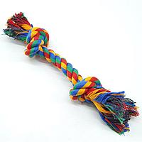 Игрушка для собак 20 см. "Узел из хлопка цветной", Чехия