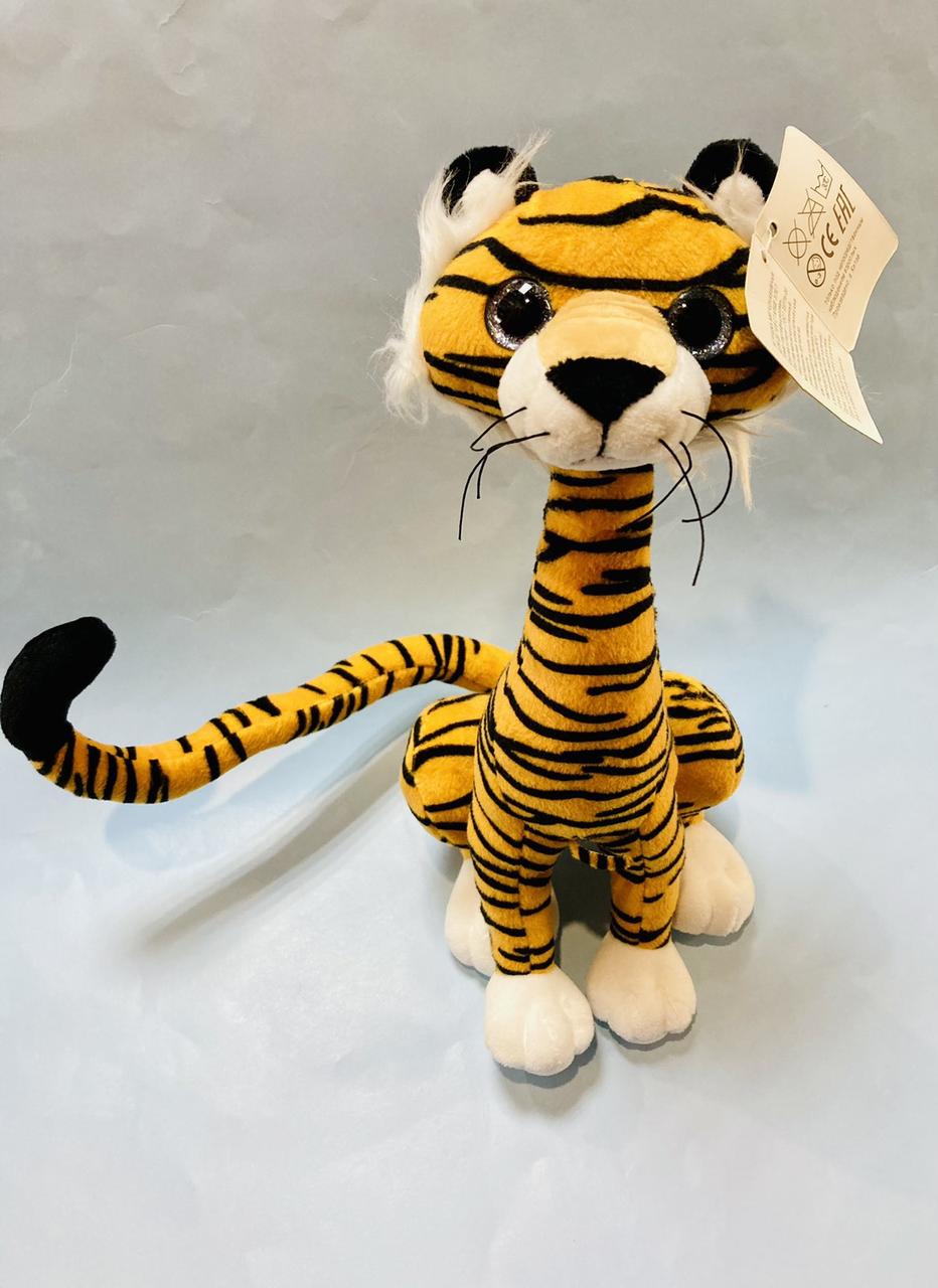 Мягкая  игрушка глазастик Тигр , рост 30 см