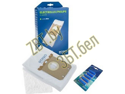 Мешки-пылесборники, пакеты для пылесоса Philips ELMB01KWZ с ароматизатором (тип S-Bag), фото 2