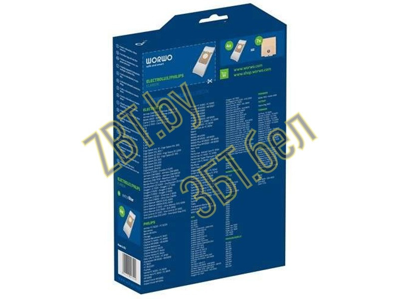 Мешки-пылесборники, пакеты для пылесоса Philips ELMB01KWZ с ароматизатором (тип S-Bag) - фото 3 - id-p190643901