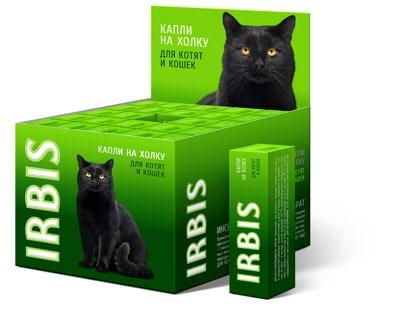 Инсектоакарицидные капли (1 мл) для котят и кошек ИРБИС - фото 1 - id-p190647399