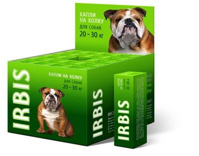 Инсектоакарицидные капли для собак (3 мл) от 20 до 30 кг, ИРБИС - фото 1 - id-p190647401