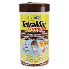 Tetra TetraMin Granules 250 мл. - Гранулированный корм д/всех видов декоративных рыбок