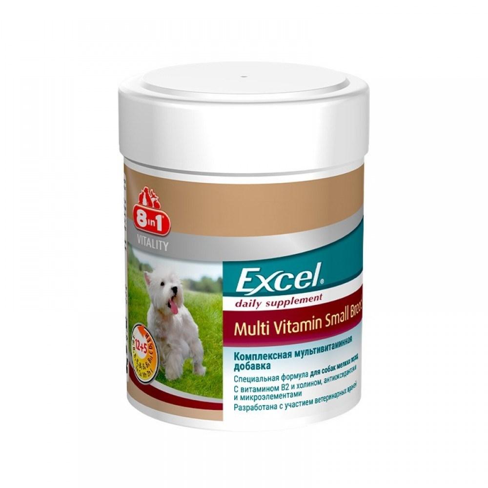 8 in 1 "Excel Multi Vitamin Small Breed" 8in1 (70 таб.) Кормовая добавка для собак малых пород, Германия - фото 1 - id-p190647455