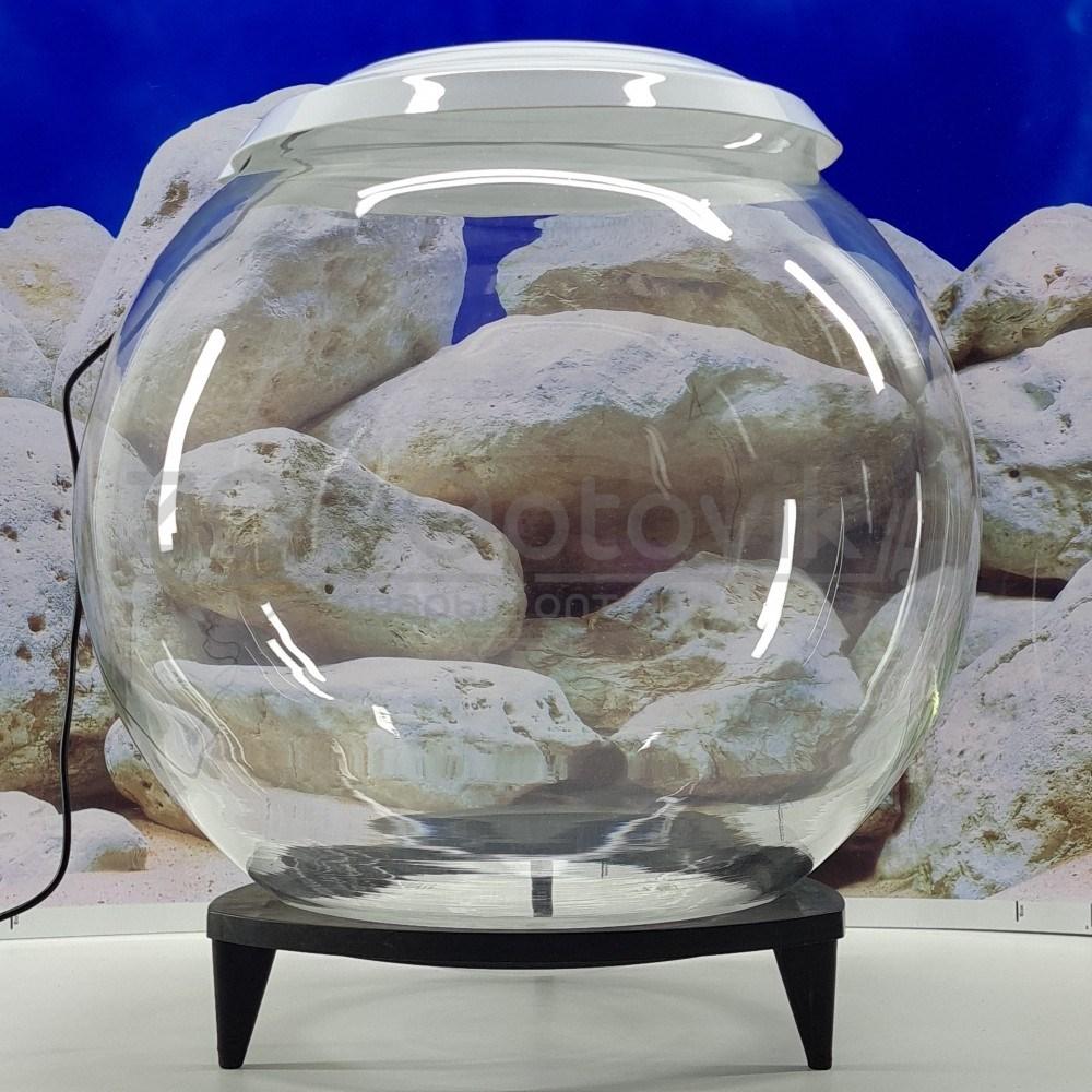ZooAqua Аквариум шаровидный на подставке 24 л c Led светильником - фото 2 - id-p190647508