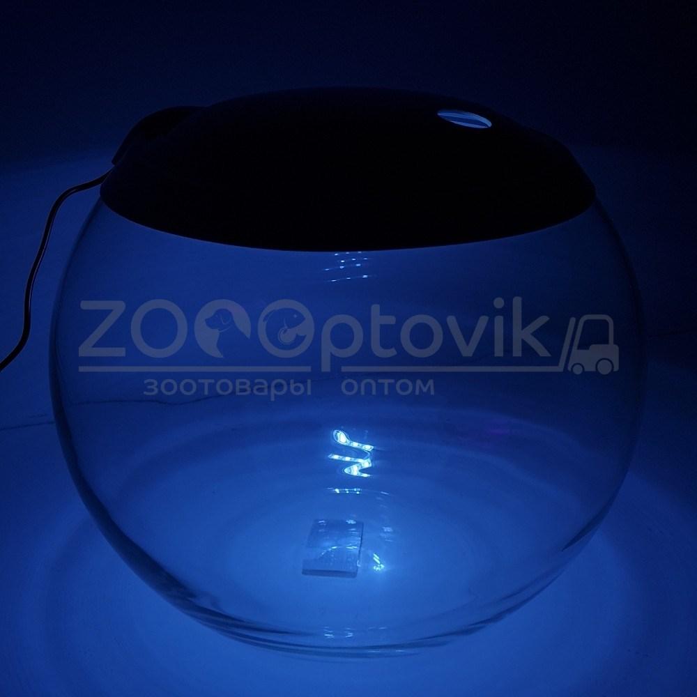 ZooAqua Аквариум шаровидный на подставке 24 л c Led светильником - фото 4 - id-p190647508