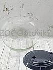 ZooAqua Аквариум круглый на 13 л.  черный с Led светильником на пульте управления деньночь и др. режимы, фото 8