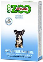 Зоо Лекарь Мультивитаминное лакомство для щенков, беременных и кормящих собак (120 таб.) ЭКО ZOOЛЕКАРЬ