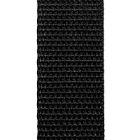 Лента тканная 25мм 322 черн 10,7 (полая) КЛ