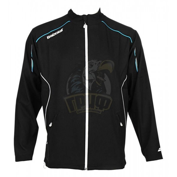 Олимпийка спортивная для мальчиков Babolat Jacket Match Core Boy (черный) (арт. 42S1471-105)