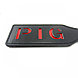 Черный БДСМ пэдл Pig, фото 4