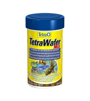 Tetra "Wafer Mix" Tetra 250 мл. – Смесь основного корма для травоядных, хищных и донных рыб с добавлением
