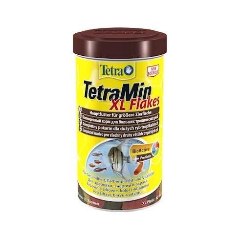 Tetra Tetra Min XL Flakes – основной корм для всех видов тропических рыб, 500 мл.