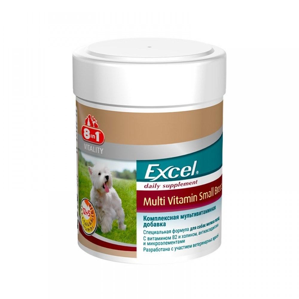 8 in 1 "Excel Multi Vitamin Small Breed" 8in1 (70 таб.) Кормовая добавка для собак малых пород, Германия - фото 1 - id-p190651286