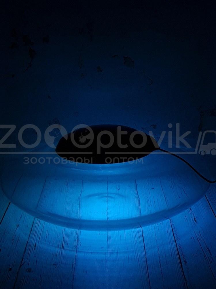 ZooAqua Аквариум НЛО черный с Led светильником на пульте управления день\ночь и др. режимы - фото 1 - id-p190651674