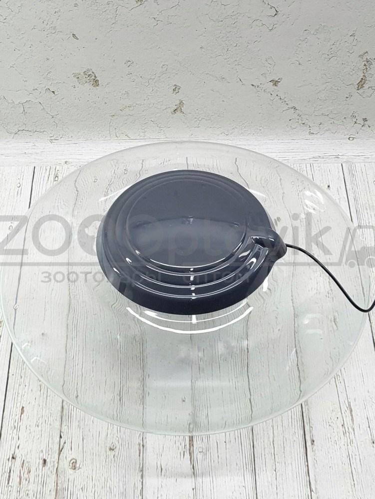 ZooAqua Аквариум НЛО черный с Led светильником на пульте управления день\ночь и др. режимы - фото 3 - id-p190651674
