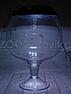 ZooAqua Аквариум бокал на 7 литров черный с Led светильником на пульте управления деньночь и др. режимы, фото 6