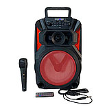 Портативная блютуз колонка BT Speaker ZQS-8127 с пультом и микрофоном, фото 2