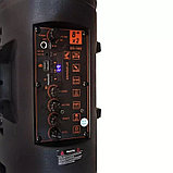 Портативная колонка DIGIVOLT DG-1119 с беспроводным микрофоном для караоке  LED подсветка, фото 5