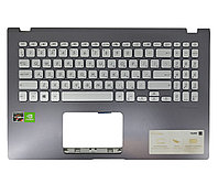 Верхняя часть корпуса (Palmrest) Asus VivoBook X509 с клавиатурой, с подсветкой, серо-фиолетовый, RU (Дефект)