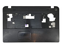 Верхняя часть корпуса (Palmrest) Toshiba C70D с тачпадом и шлейфом, черная (с разбора)