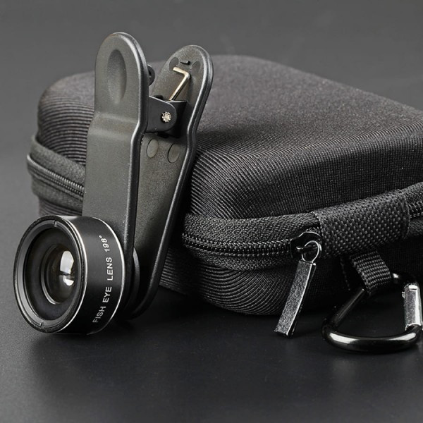 Набор объективов для телефона (комплект 5 в 1) Zarrumi 5 in 1 lens kit - фото 3 - id-p190661300