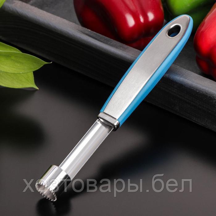 Нож для сердцевины 21см "Blade"ручка soft-touch, цвет синий