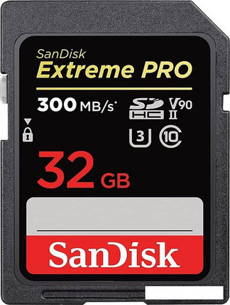 Карта памяти SanDisk Extreme PRO SDHC SDSDXDK-032G-GN4IN 32GB, фото 2