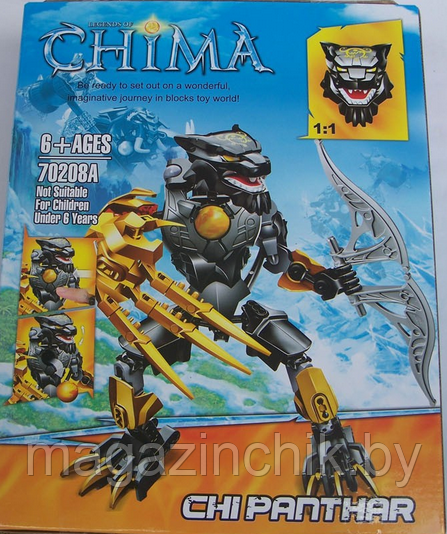 Конструктор Zimo Legends of Chima(Легенды Чимы) 70208А Чи Пантар Chi Panthar аналог Лего(LEGO) купить в Минске - фото 2 - id-p24115060