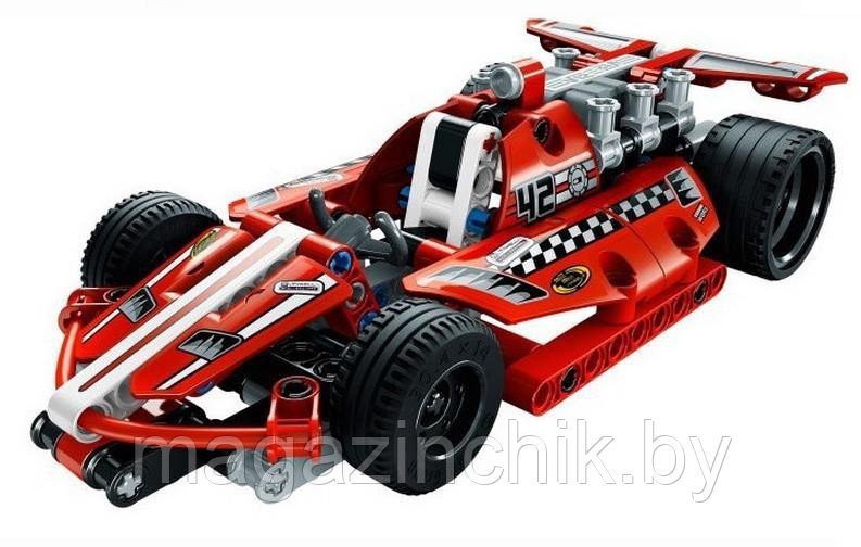 Конструктор Decool 3412 Карт с инерц.механизмом 158 дет. аналог Лего Техник LEGO Technic 42011 - фото 2 - id-p24115078