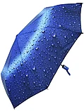 Зонт женский складной полуавтомат Popular "Blue drop" (9 спиц усиленные), фото 2
