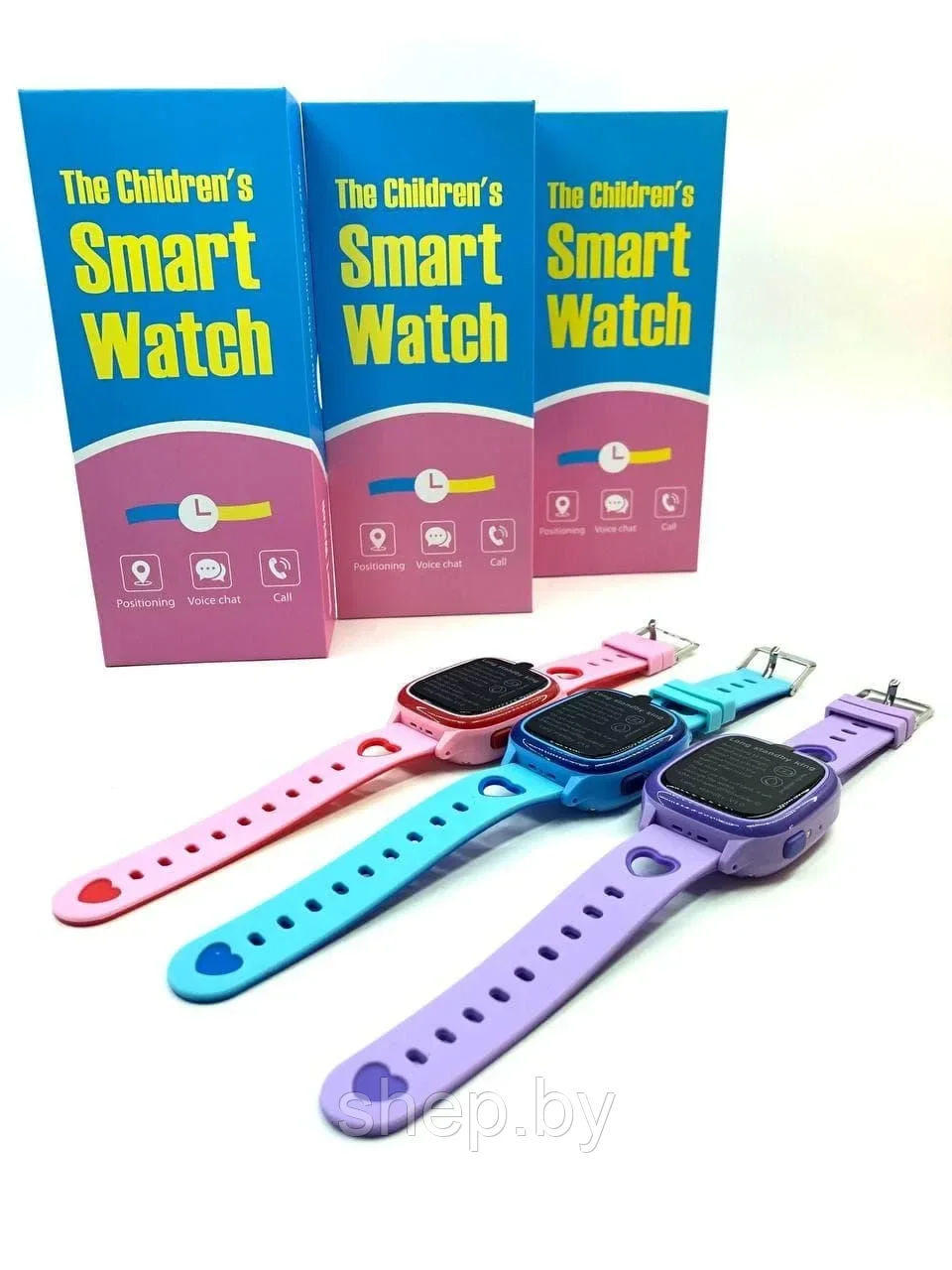 Детские умные GPS часы Smart Baby Watch Y85 Цвет : розовый,голубой,фиолетовый - фото 10 - id-p190707789