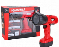 Детcкий игрушечный инструмент дрель Шуруповерт-фонарь power Tools T1407