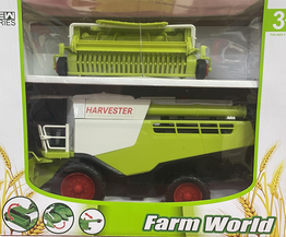 Детский уборочный инерционный комбайн игрушечный Harvester 8889A-2 - фото 1 - id-p190731157
