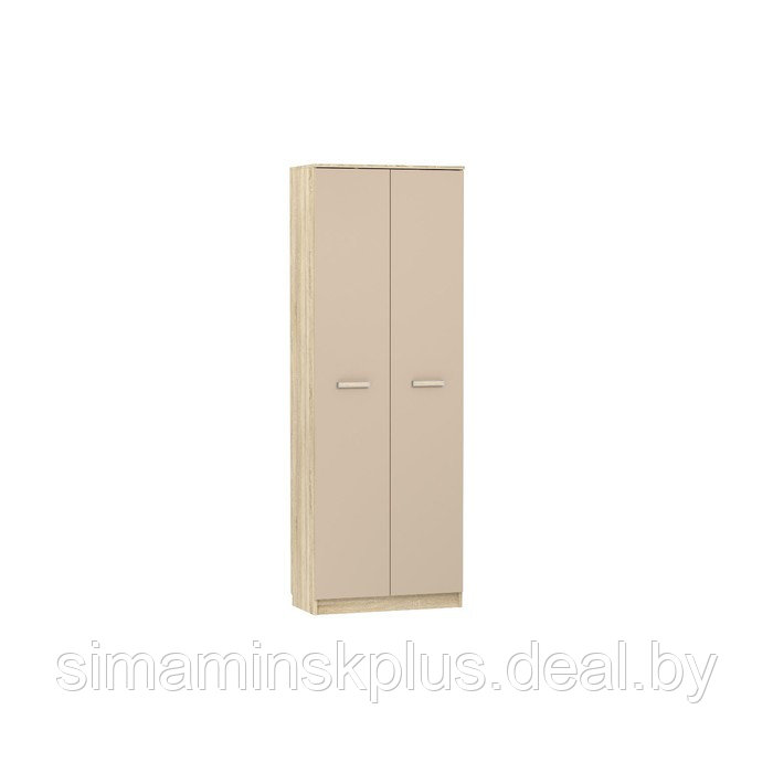 Шкаф для одежды Акварель, 802х414х2256, Капучино/Дуб сонома - фото 1 - id-p190735157