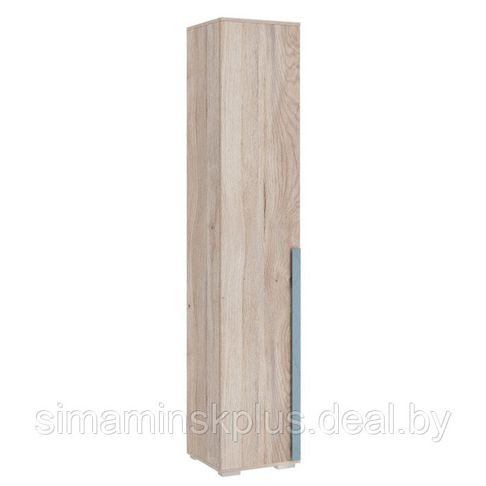 Шкаф однодверный «Лайк 07.01», 400 × 420 × 2100 мм, цвет дуб мария / индиго - фото 1 - id-p190734844
