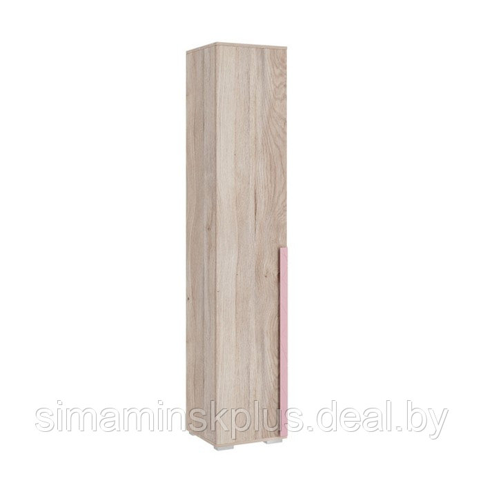 Шкаф однодверный «Лайк 07.01», 400 × 420 × 2100 мм, цвет дуб мария / роуз - фото 1 - id-p190734846