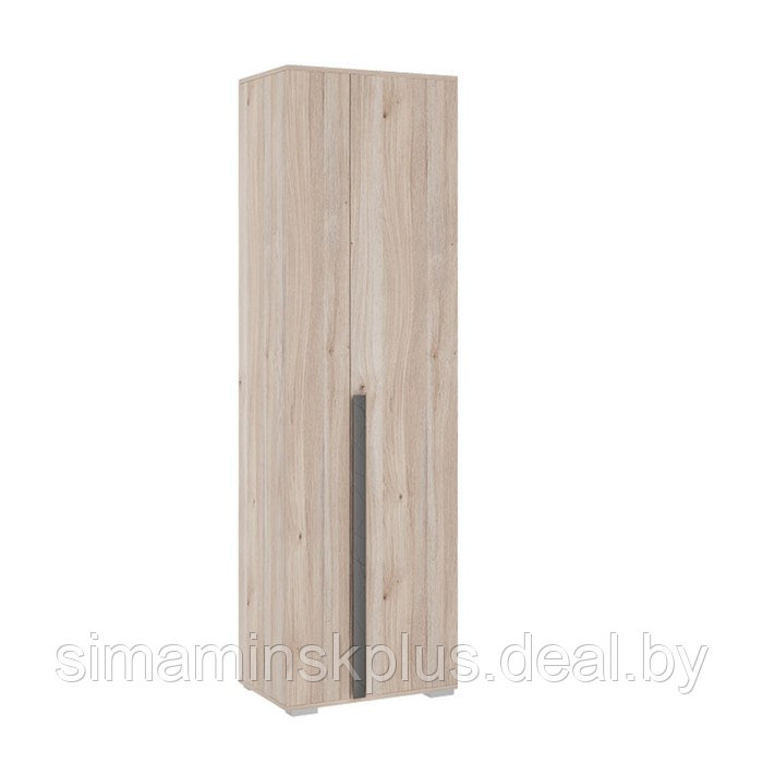 Шкаф двухдверный «Лайк 08.01», 620 × 420 × 2100 мм, цвет дуб мария / графит - фото 1 - id-p190734853