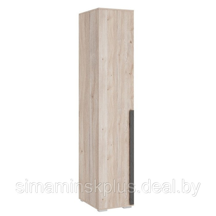 Шкаф однодверный «Лайк 01.01», 400 × 550 × 2100 мм, цвет дуб мария / графит - фото 1 - id-p190734861