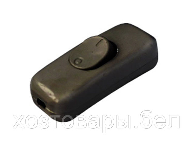 Выключатель на шнур 6А 250В черный, BYLECTRICA - фото 1 - id-p190732713