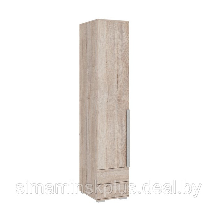 Шкаф однодверный «Лайк 54.01», 400 × 550 × 2100 мм, цвет дуб мария / галька - фото 1 - id-p190734883