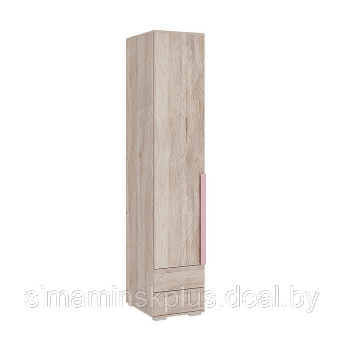Шкаф однодверный «Лайк 54.01», 400 × 550 × 2100 мм, цвет дуб мария / роуз - фото 1 - id-p190734889