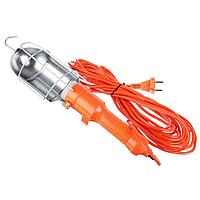 Лампа переносная, 60вт 10м, ЕРМАК